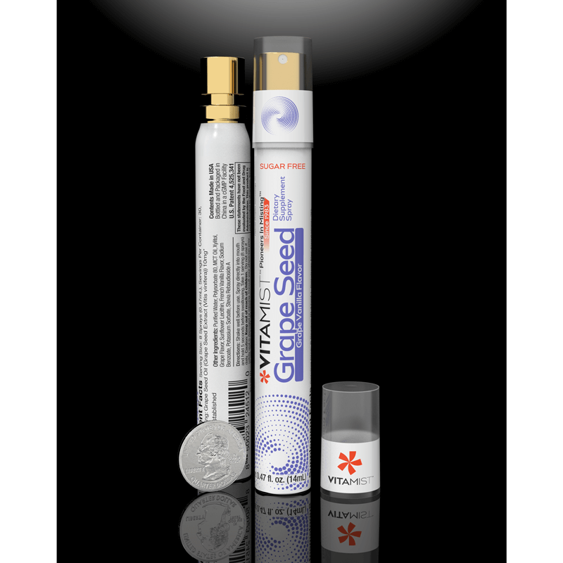 Grape Seed Oral Spray VitaMist™ Grape Seed spray is the best oral spray supplement.