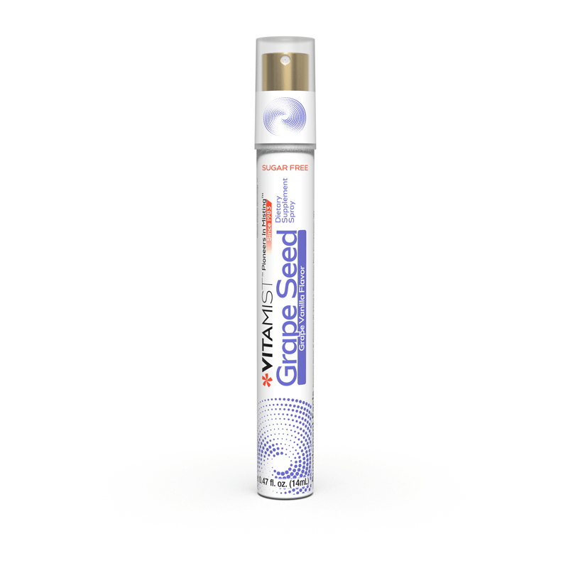 Grape Seed Oral Spray VitaMist™ Grape Seed spray is the #1 oral spray supplement.