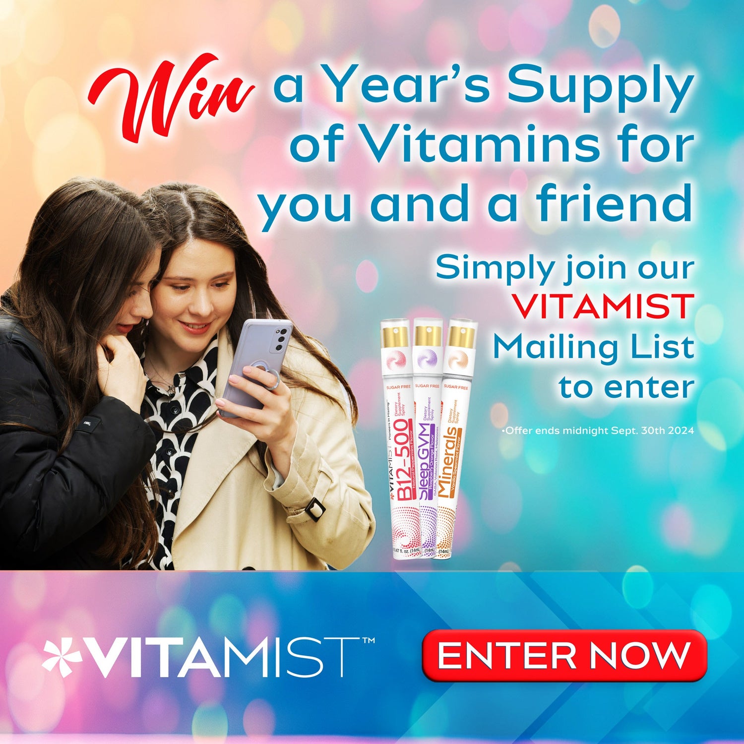 Win a Year of FREE Vitamins!